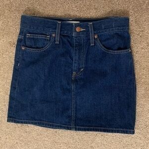 Madewell Rigid Denim Straight Skirt Size 26